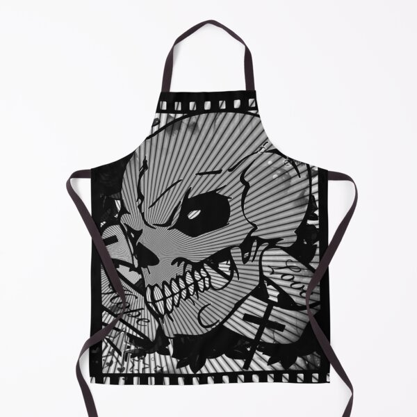 Item preview, SKULL IN BLACK AND WHITE designed and sold by inarausch2023.