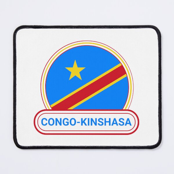 Item preview, Congo Kinshasa - Democratic Republic of the Congo Country Badge - Democratic Republic of the Congo Flag designed and sold by chrisrivait.