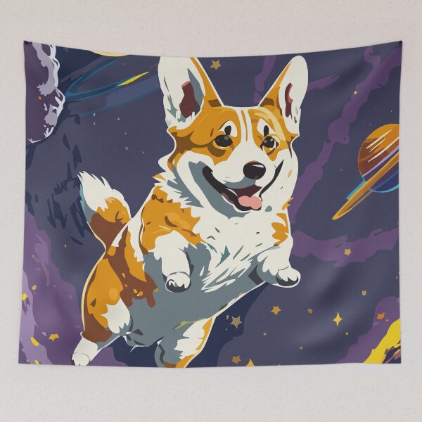 Item preview, Cosmic Corgi designed and sold by Corgi-at-night.