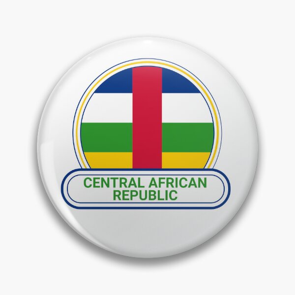 Item preview, Central African Republic Country Badge - Central African Republic Flag designed and sold by chrisrivait.