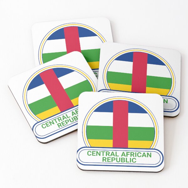 Item preview, Central African Republic Country Badge - Central African Republic Flag designed and sold by chrisrivait.