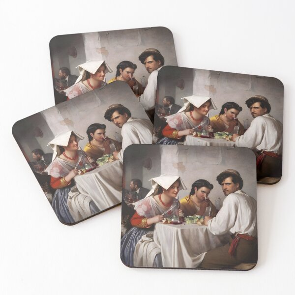 Item preview, In a Roman Osteria Carl Bloch designed and sold by special-artist.