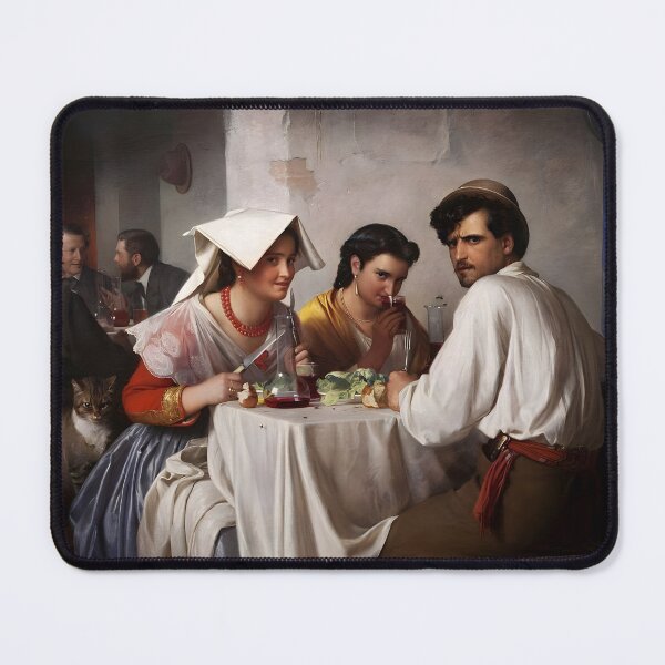 Item preview, In a Roman Osteria Carl Bloch designed and sold by special-artist.