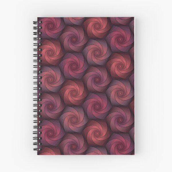Artikelvorschau, Sechseckige Schnörkel in Rot und Kastanienbraun - Geometric Rose entworfen und verkauft von DHTDesigns.