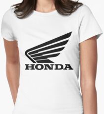 Honda Flügel Tailliertes T-Shirt für Frauen