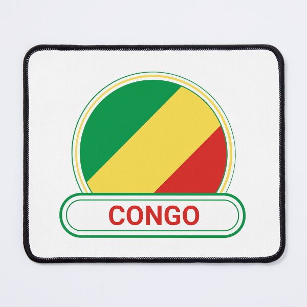 Item preview, Congo Country Badge - Congo Flag designed and sold by chrisrivait.