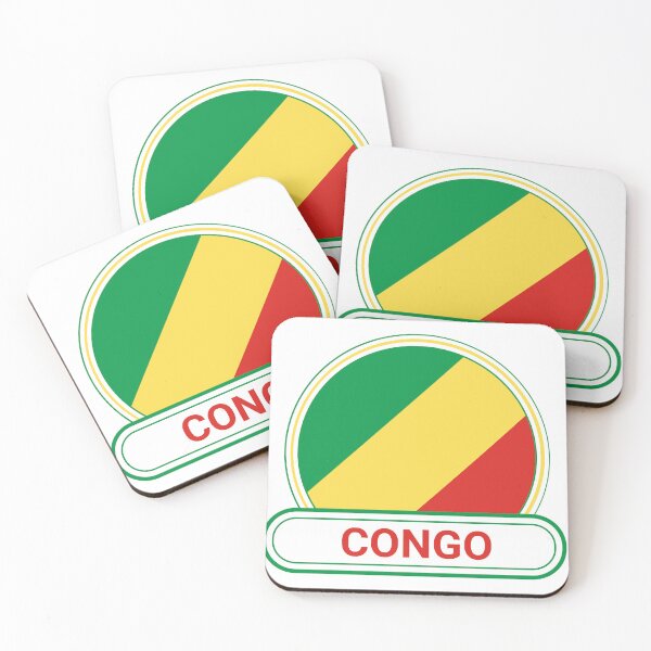 Item preview, Congo Country Badge - Congo Flag designed and sold by chrisrivait.