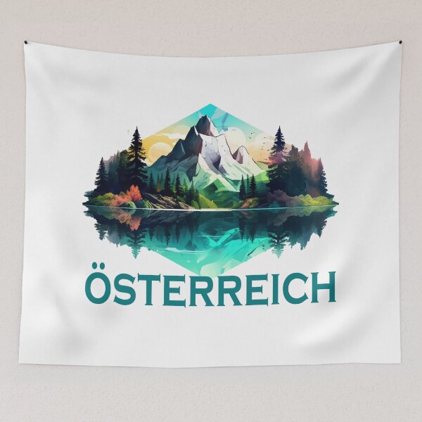 Item preview, Austria with landscape, gift idea Austria designed and sold by Andrea-Design.