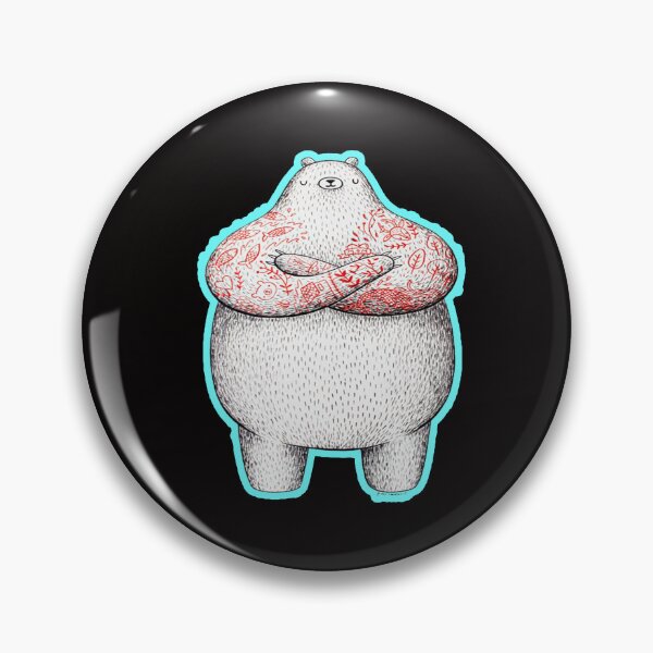 Item preview, tattooed cute bear designed and sold by Ratatatts.