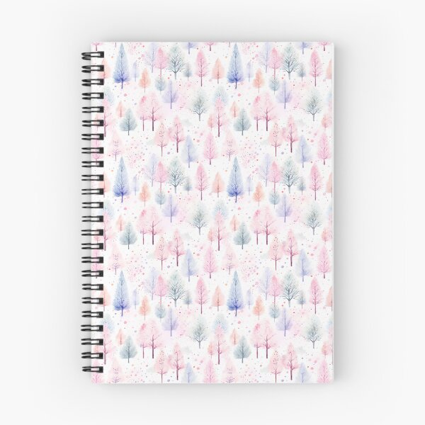Item preview, pastel forest seamless watercolor digital paper designed and sold by teeonado.