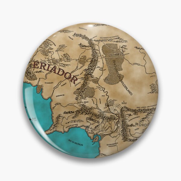 Item preview, A Map of Middle-earth designed and sold by Scott Auld's Merch Shop.