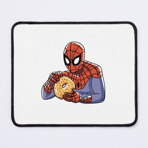 Item preview, Spidey's Bagel Break - Trendy Hilarious Comic Spider Art Eating Food Meme Cartoon Costume designed and sold by SpideyUniverse.