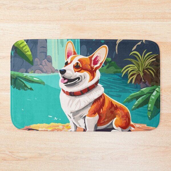 Item preview, Tropical Corgi designed and sold by Corgi-at-night.