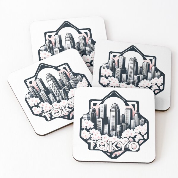 Item preview, Tokyo Metropolis Emblem - Cityscape with Cherry Blossoms designed and sold by RyanBelandres.