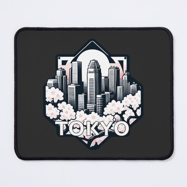 Item preview, Tokyo Metropolis Emblem - Cityscape with Cherry Blossoms designed and sold by RyanBelandres.