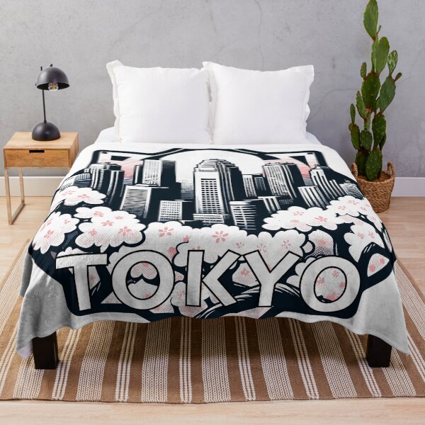 Item preview, Tokyo Metropolis Emblem - Cityscape with Cherry Blossoms designed and sold by RyanBelandres.
