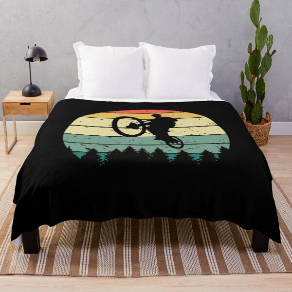 Item preview, Retro Sunset Mountain Biking  designed and sold by Beezi Graphix.