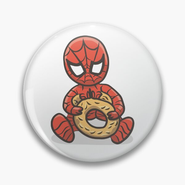 Item preview, Baby Spider Bagel Break - Trendy Hilarious Comic Spider Art Eating Food Meme Cartoon Costume designed and sold by SpideyUniverse.