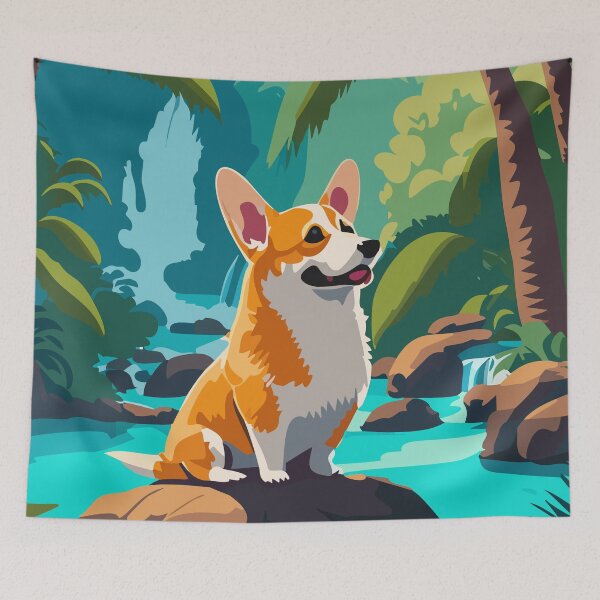 Item preview, Island Corgi designed and sold by Corgi-at-night.