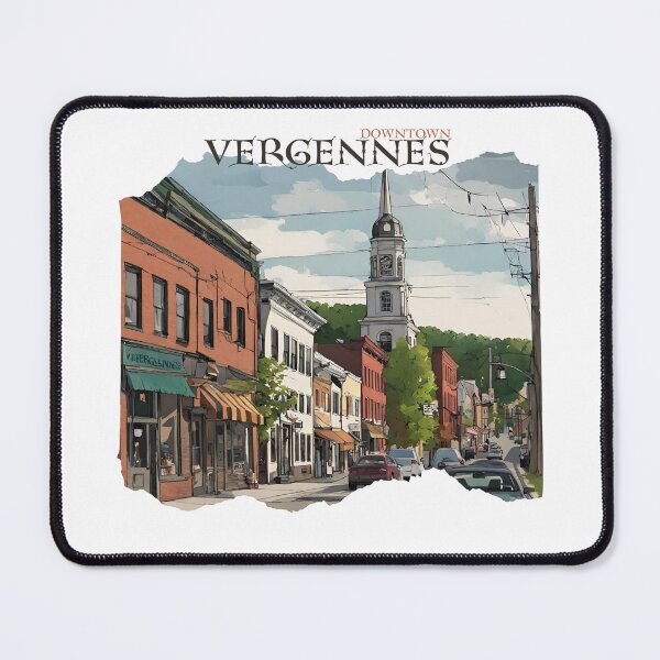 Item preview, The charm of Vergennes Vermont historic downtown designed and sold by Ruslanov7.