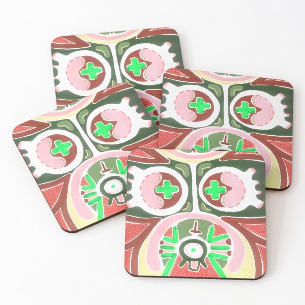 Item preview, Bright colorful geometric pattern designed and sold by irusca_ artworks.