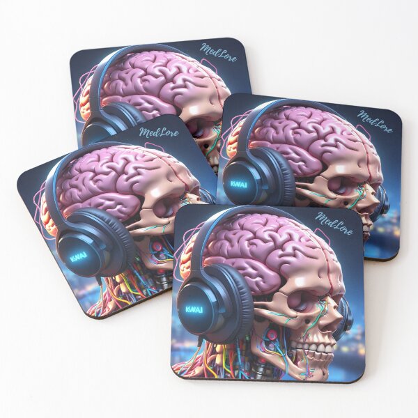 Item preview, Punk Brain (with background) designed and sold by MedLore.