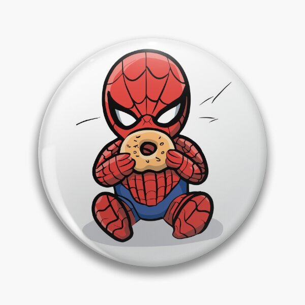 Item preview, Baby Spider Bagel Break - Trendy Hilarious Comic Spider Art Eating Food Meme Cartoon Costume designed and sold by SpideyUniverse.