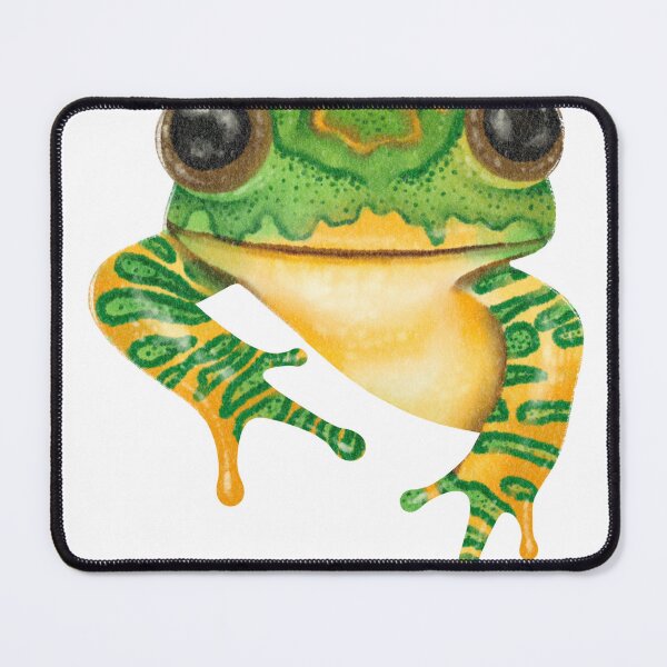 Item preview, Green baby tree frog sticker designed and sold by katherineshekk.