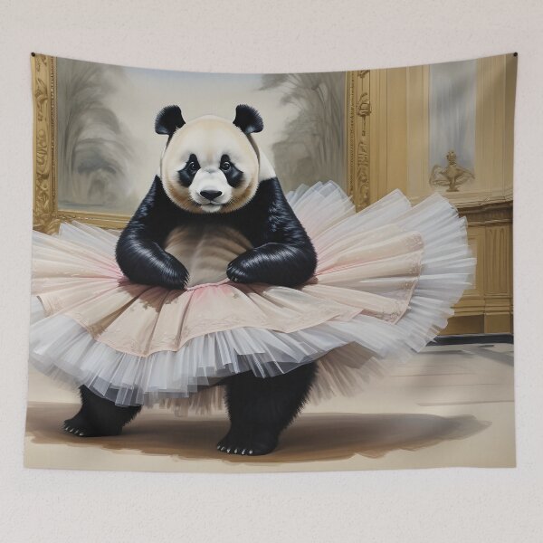 Item preview, Royal Ballet - A Panda in tutu at the palace designed and sold by Wolfsee.
