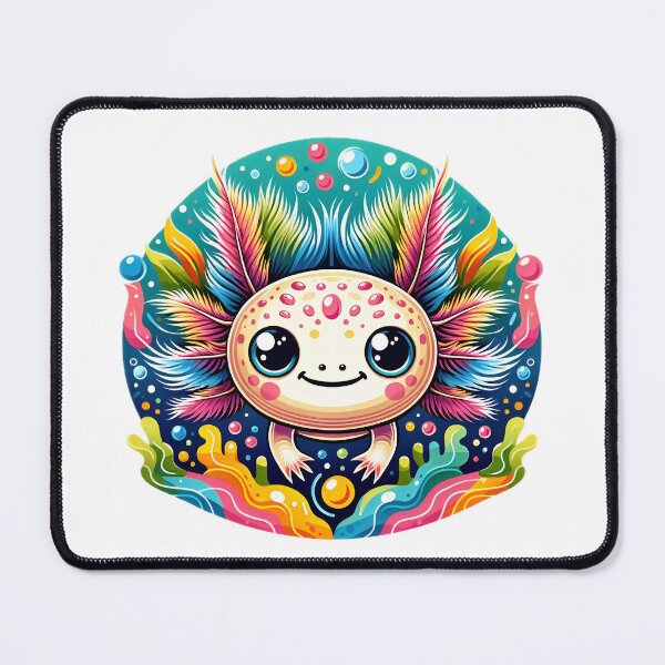 Item preview, Cheerful Axolotl Adventure designed and sold by FixedBugs.