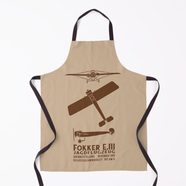Item preview, Fokker E III German WW1 Eindecker Fighter Plane Infographic Silhouette Diagrams designed and sold by MilitaryMart.