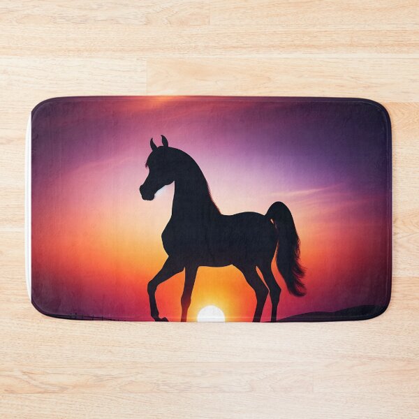 Item preview, Arabian horse Sunset silhouette designed and sold by Truck Stop One.