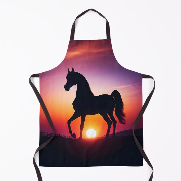 Item preview, Arabian horse Sunset silhouette designed and sold by Truck Stop One.