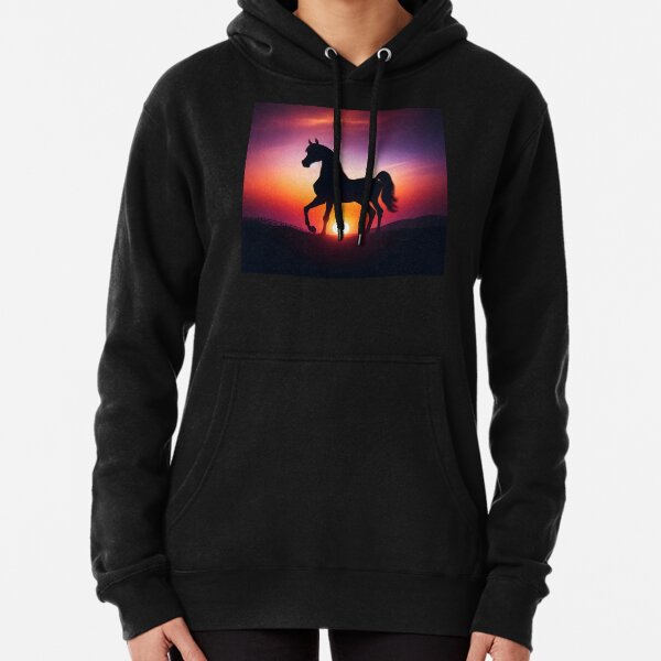 Item preview, Arabian horse Sunset silhouette designed and sold by Truck Stop One.