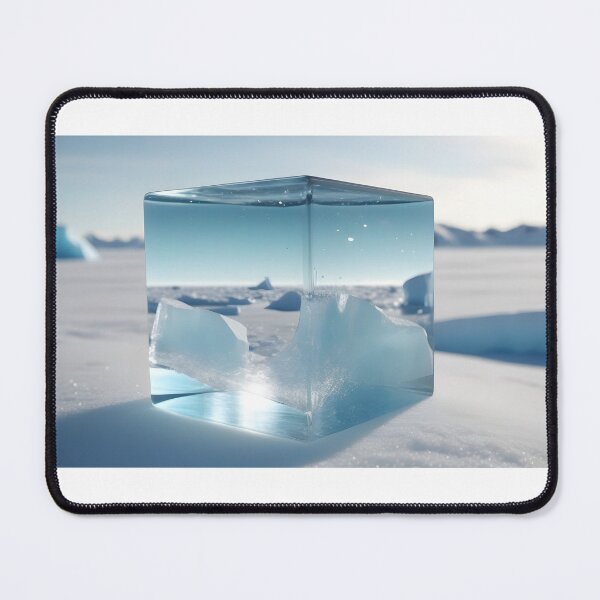 Item preview,  A reflective cube in the Antartica designed and sold by FriedShriimp.