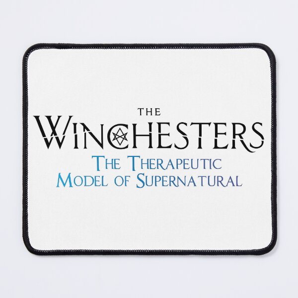 Item preview, The Winchesters: The Therapeutic Model of Supernatural (Black) designed and sold by TheFangirlBiz.