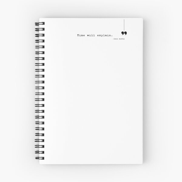 Item preview, Jane Austen quote in English | Book love | "Time will explain." designed and sold by stayfreshbyme.