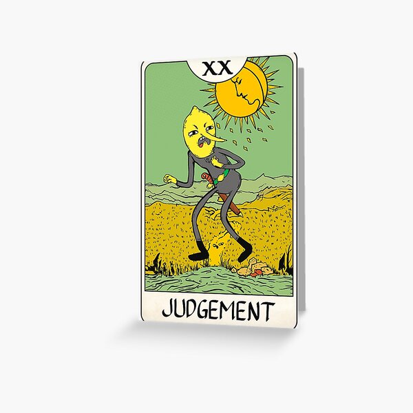 Item preview, Lemongrab - Tarot Card - Judgement designed and sold by thelastwords.