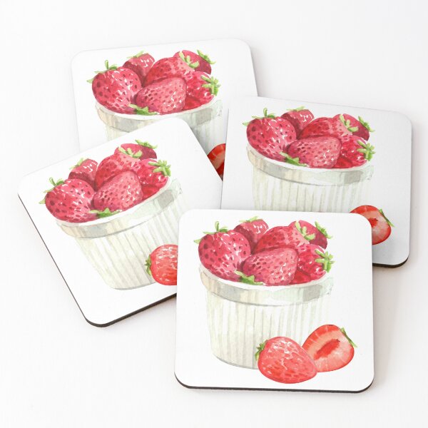 Item preview, Strawberry bowl sticker designed and sold by katherineshekk.