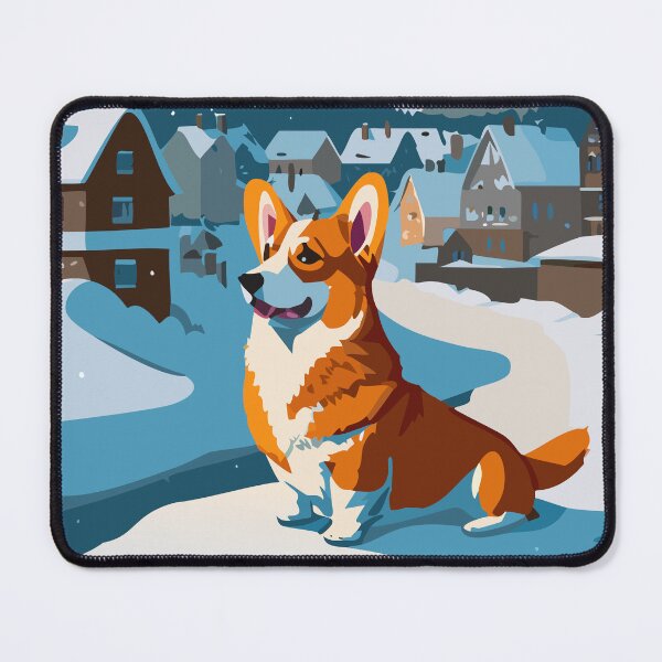 Item preview, Winter Corgi designed and sold by Corgi-at-night.