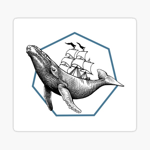 Blue whale Sticker