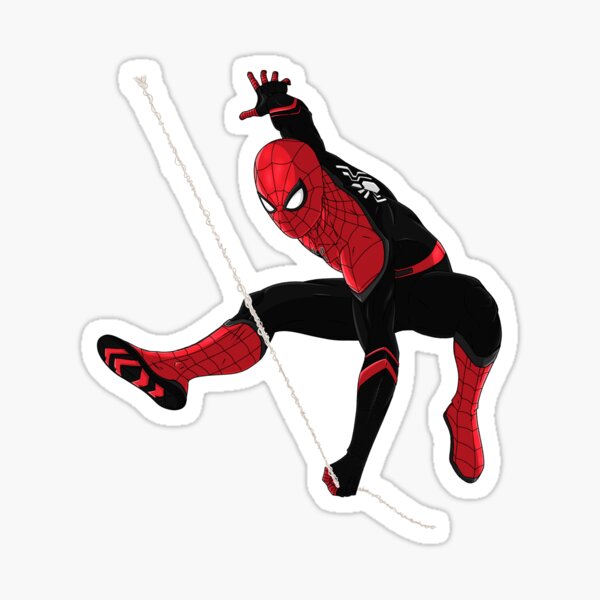 Artikel-Vorschau von Spidey Tom Holland schwarz und rot, designt und verkauft von cry-babyDC.