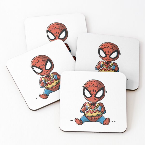 Item preview, Baby Spider Spidey Munching a Hotdog - Trendy Hilarious Comic Spider Art Eating Food Meme Cartoon Costume designed and sold by SpideyUniverse.