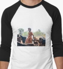 Goatherder Men's Baseball ¾ T-Shirt