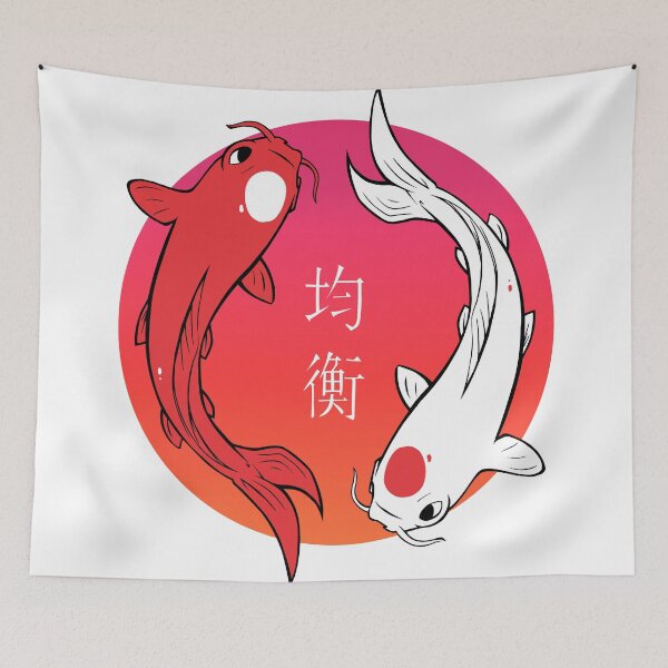 Item preview, Japanese Yin-yang Fish - Sunset Edition designed and sold by Israelbeck7.