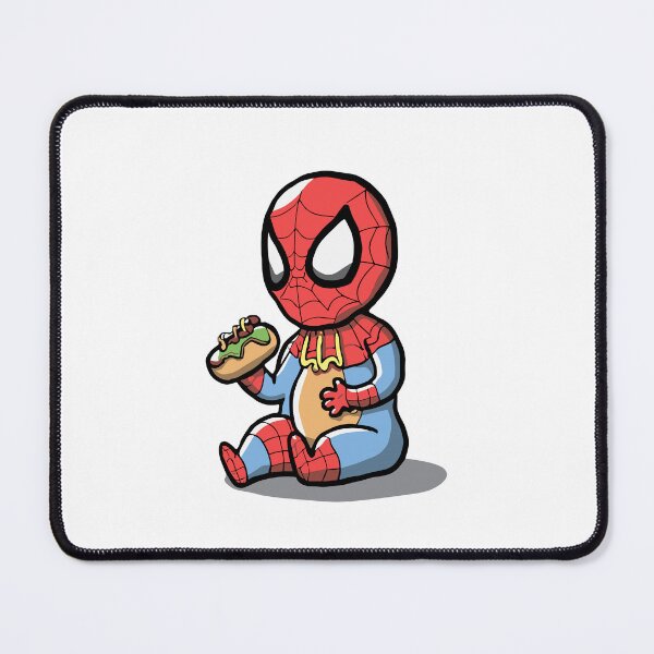 Item preview, Baby Spider Spidey Munching a Hotdog - Trendy Hilarious Comic Spider Art Eating Food Meme Cartoon Costume designed and sold by SpideyUniverse.