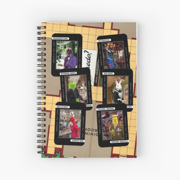 All the suspects Spiral Notebook