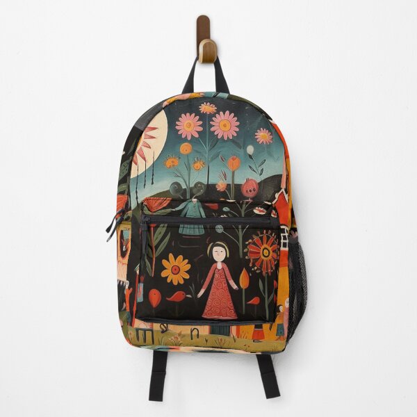 Item preview, Homestead, Folk Art Style Floral designed and sold by Neika Shimm Designs.