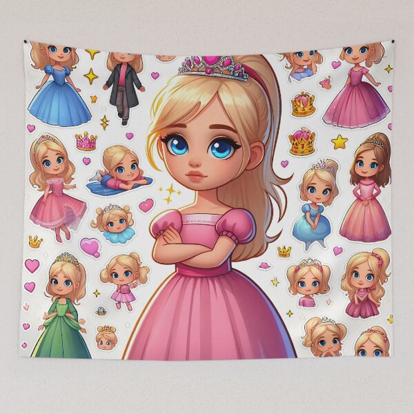 Item preview, Tender Moments: Lovely Princess and Tiny Companions designed and sold by diegomenjivar92.