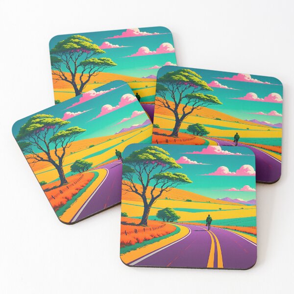 Item preview, Pop Art Style Liminal Space Road- Concept Art designed and sold by liminal-concept.